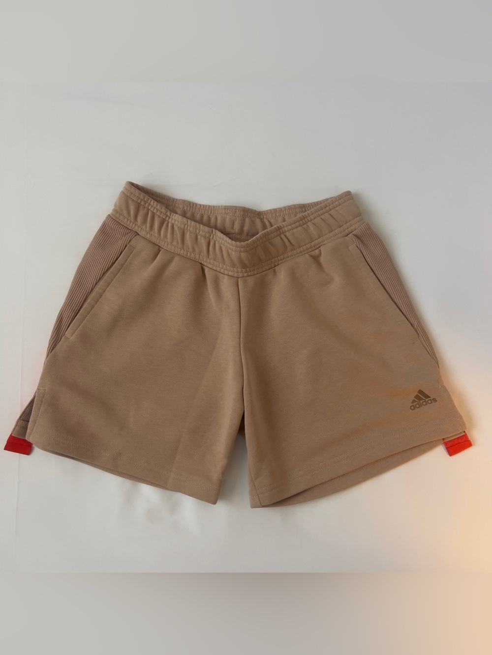 adidas Women's Tan Athletic Knit Shorts